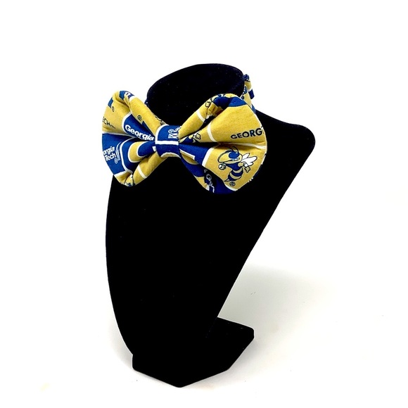 Georgia Tech University Handcrafted Bow Tie - 02 - Picture 3 of 5